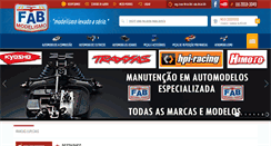 Desktop Screenshot of fabmodelismo.com.br